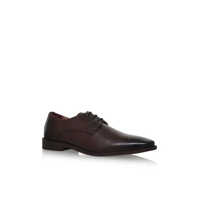 Brown Zac flat lace up shoes